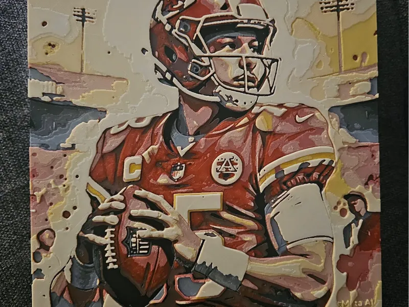Patrick Mahomes Hueforge P1S