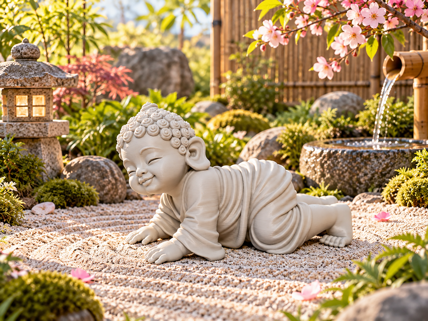 Little Buddha – Der kleine Entdecker 3D model