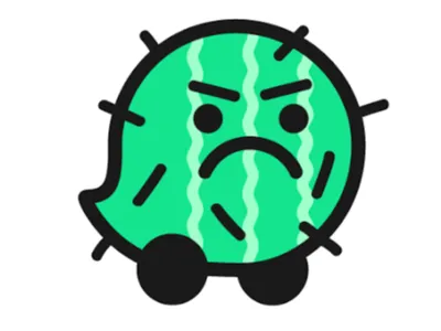 Waze character (Angry Cactus)