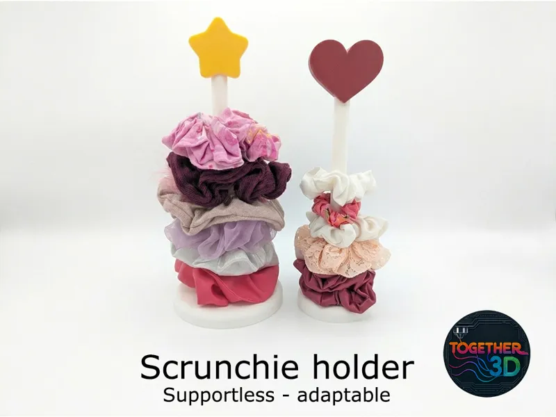 Scrunchie holder - supportless - adaptable