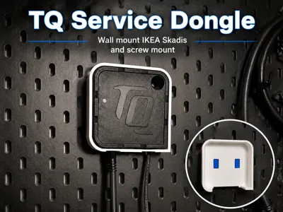 TQ Service Dongle Wall Mount IKEA SKÅDIS & Screw