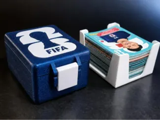Aufbewahrungsbox für 150 WM-Sticker