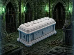 STONE COFFIN MINIATURE TERRAIN