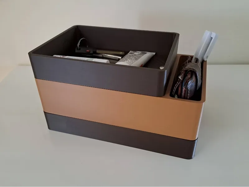 Modular home entrance organizer box