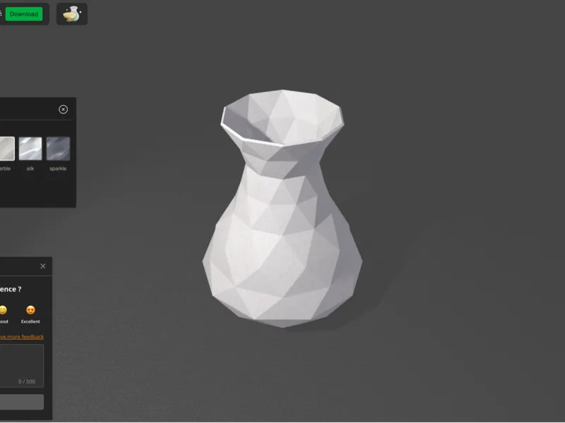 a vase
