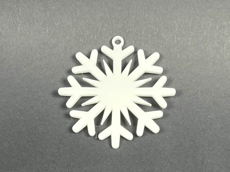 Snowflake christmas tree decoration 5st.