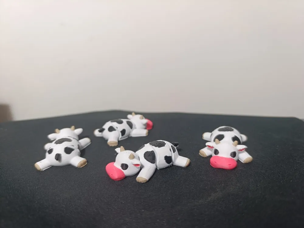 Flexible & articulated cow - Free 3D Print Model - MakerWorld