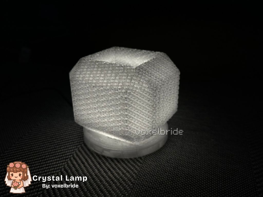 Aesthetic Crystal Lamp - No AMS, No Support