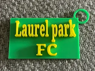 Laurel park keyring