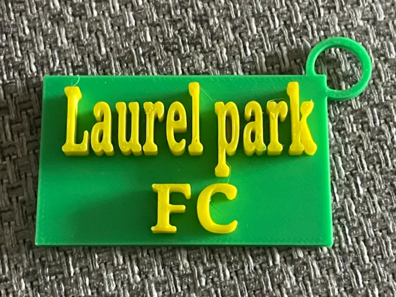 Laurel park keyring