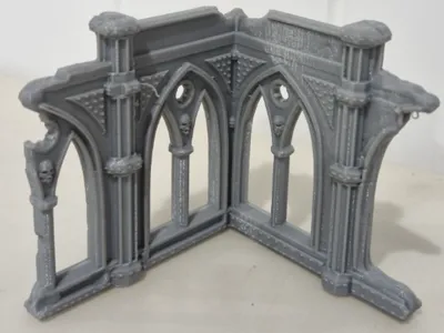 Tabletop terrain - Gothic Ruins - WH40K, D&D