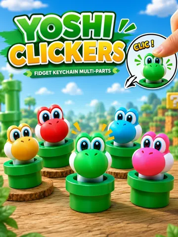 Objeto manipulable: Yoshi Tuyau Clicker multipart — vista de referencia 2