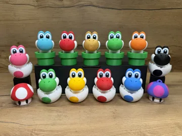 Objeto manipulable: Yoshi Tuyau Clicker multipart — vista de referencia 4