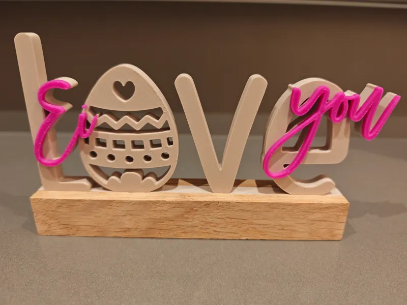 Ei love you – zauberhafter 3D-Schriftzug (no AMS)
