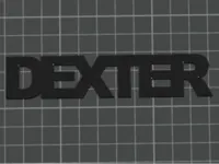 Prénom Dexter en lettres décoratives — photo 1
