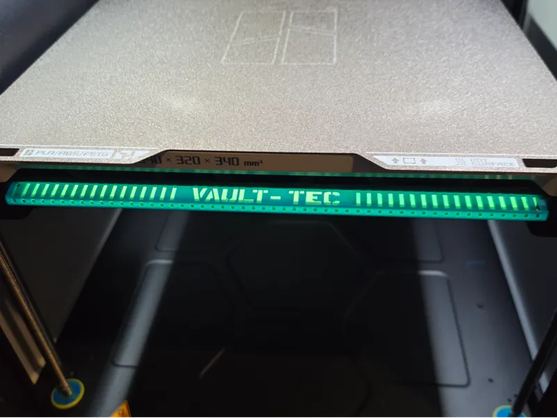Fallout / Vault Tec Status LED Cover
