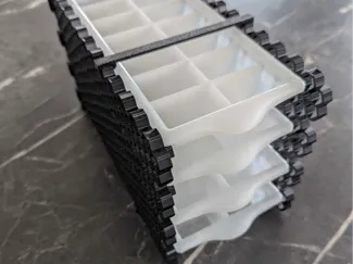 Ice Cube shelf for fridge freezer