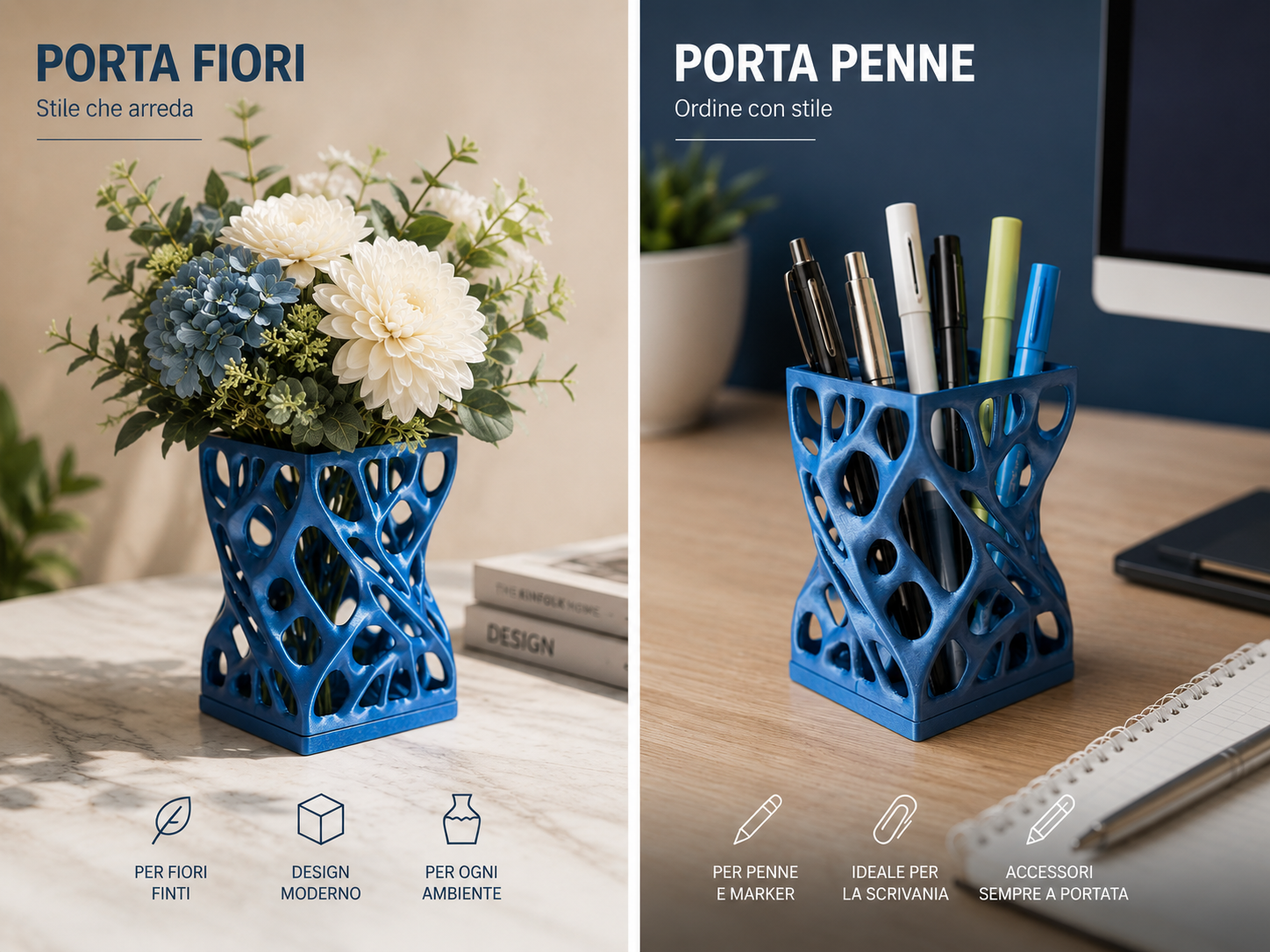 Twisted Voronoi Vase - Vaso Parametrico Organico