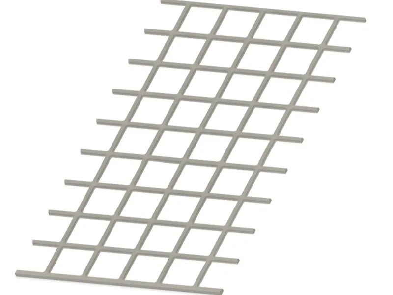 Gridfinity baseplate Ikea Helmer - Full width