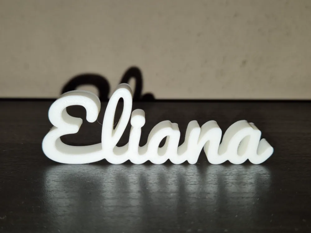 Letrero con el nombre Eliana: Decoración para exhibir - Modelo de ...