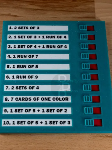 Accesorio para impresora 3D: Customizable Checklist / Phase Checklist — vista de referencia 2