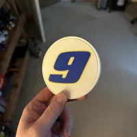 Chase Elliott Coaster, 0.2mm layer, 2 walls, 10% infill