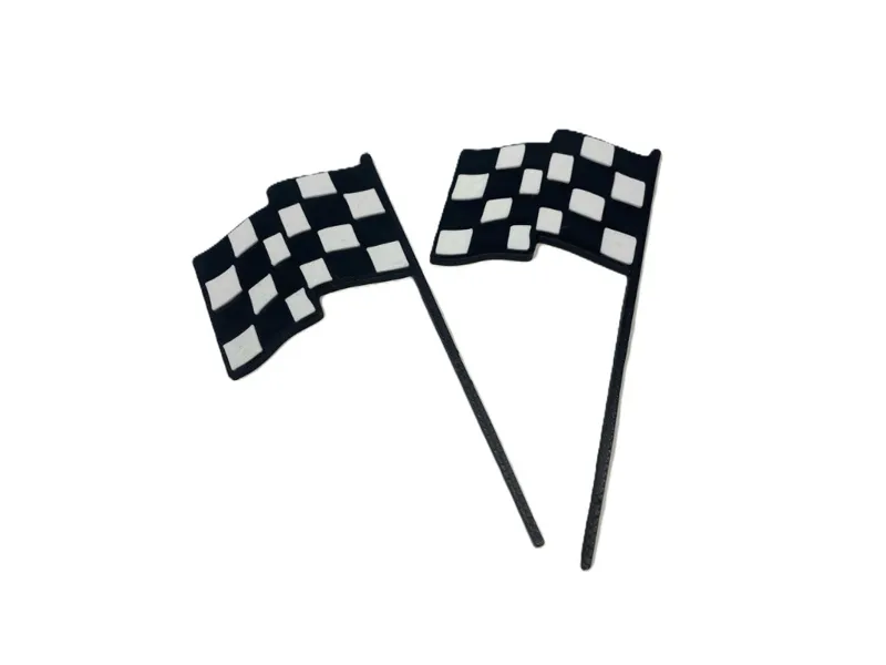 Checkered Flag Cake Topper