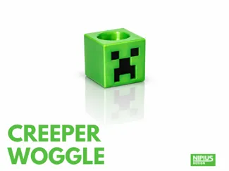 Creeper Woggle Scout
