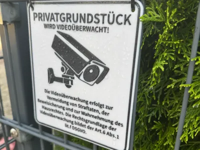 Private Property Camera Sign