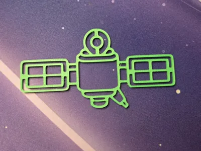 Space Station Keychain