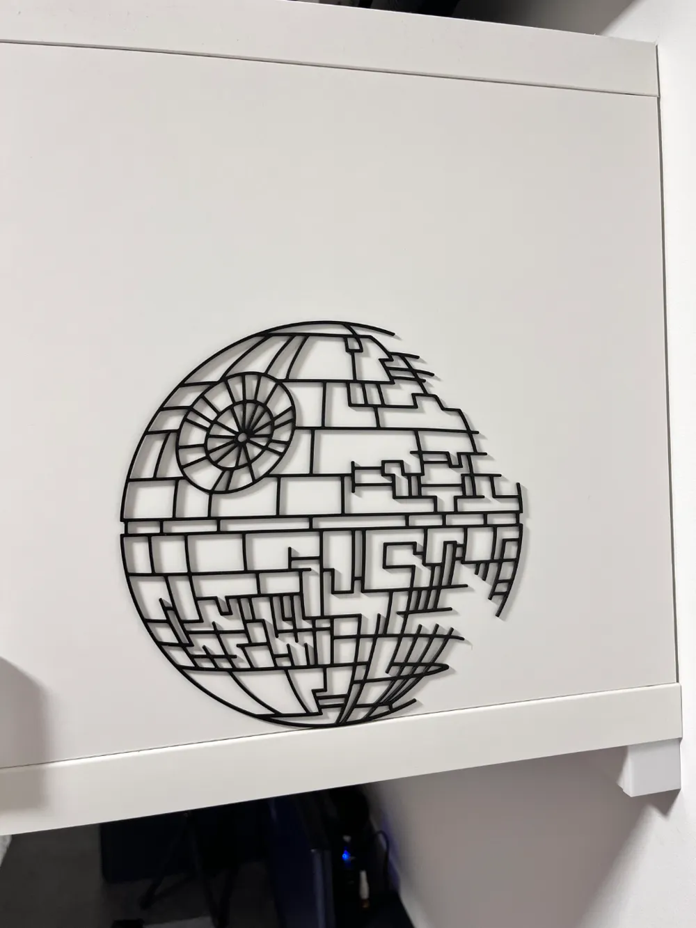 Star Wars Death Star wall art decoration - Free 3D Print Model - MakerWorld