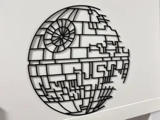 Star Wars Death Star wall art decoration
