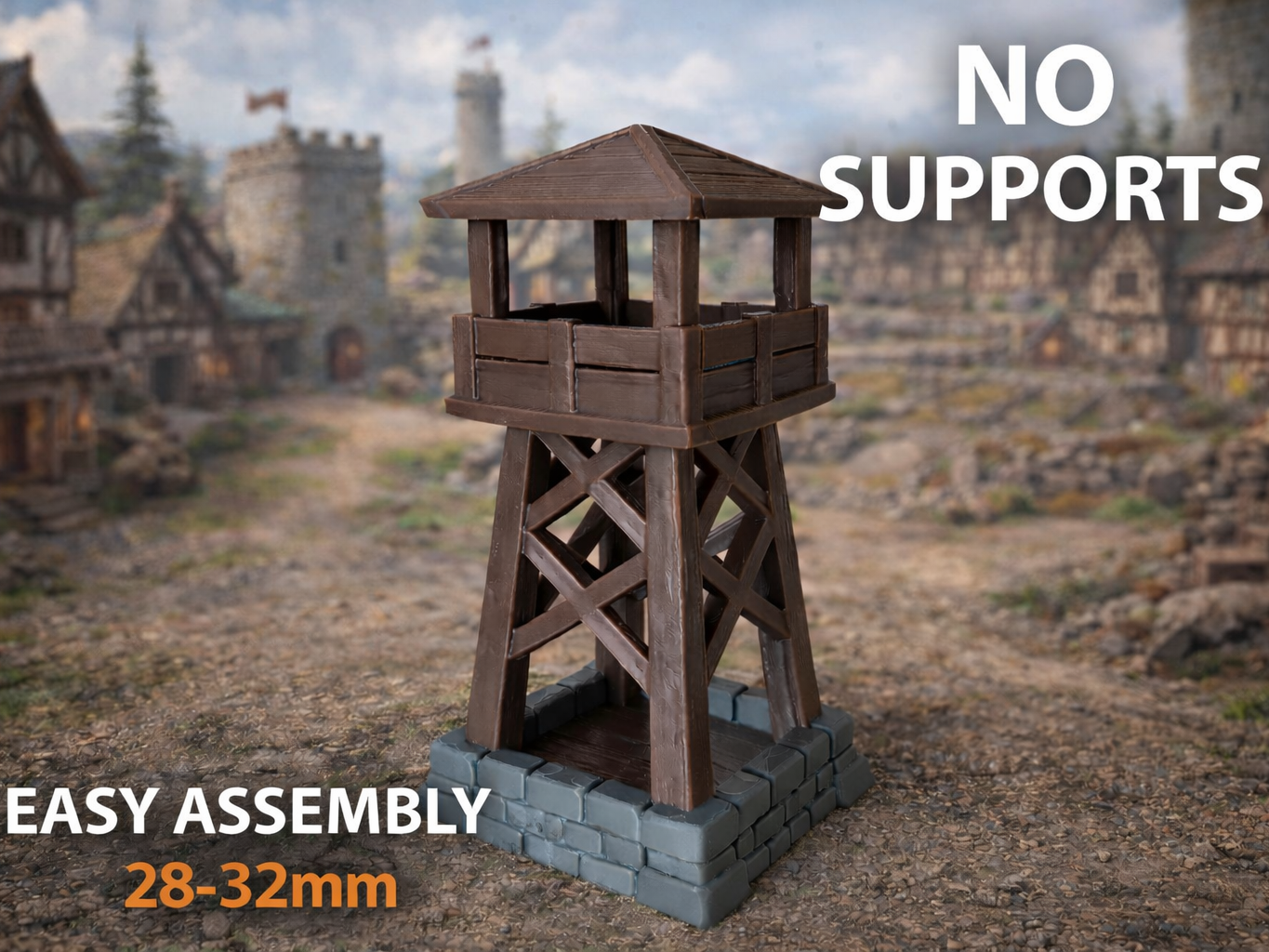 Guard Watchtower - DND Terrain - NO SUPPORTS