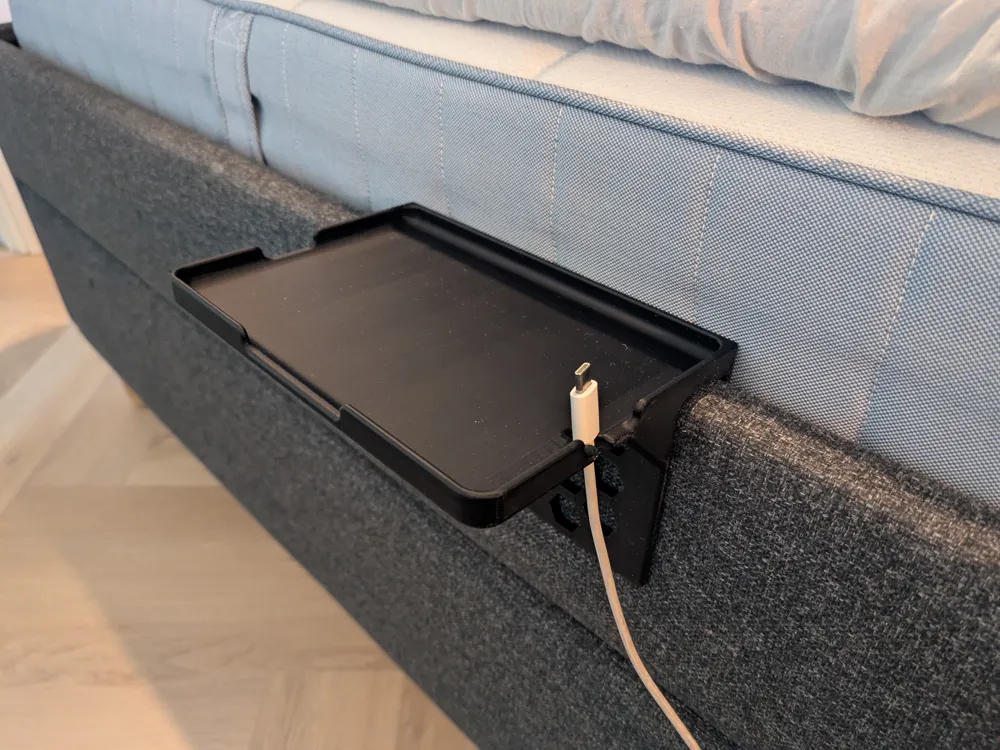 Bed frame shelf - (Ideal for IKEA Idanas 27–28 mm) - Free 3D Print ...