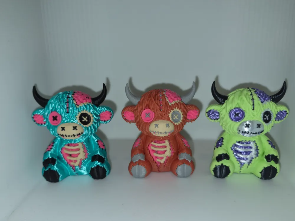 Modelo para impresión 3D: Voodoo Moo. Referencia del modelo original.