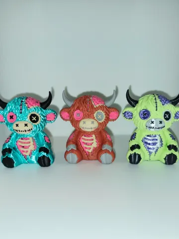 Modelo para impresión 3D: Voodoo Moo — vista de referencia 2