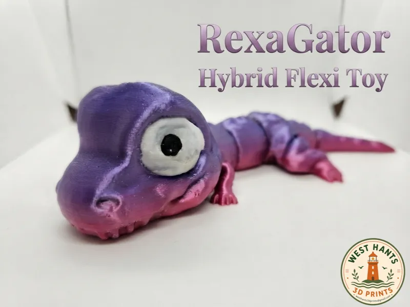 RexaGator Hybrid Flexi Toy
