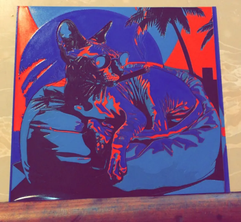"Lounge Cat" Hueforge Project