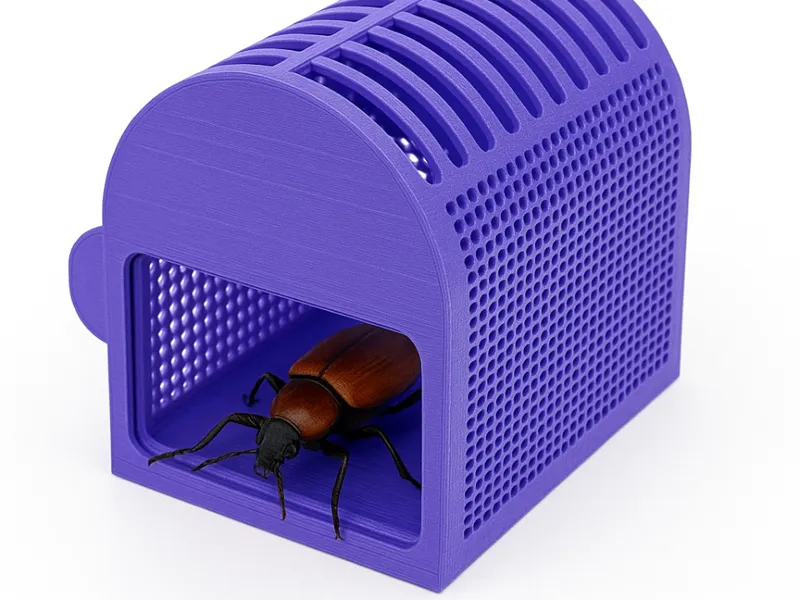 Bug Catcher Hut with Sliding Door