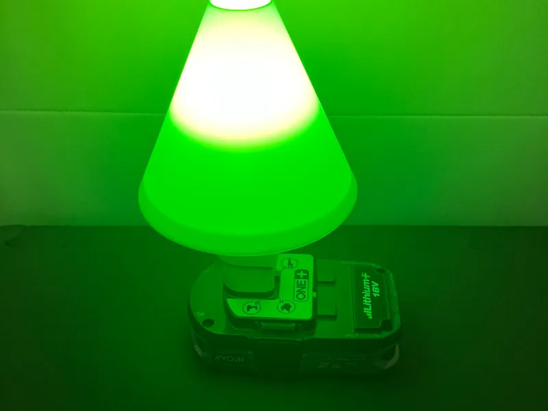 Ryobi Battery Light Shade
