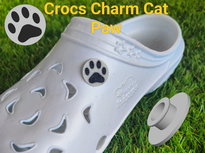 Crocs Charm Cat Paw
