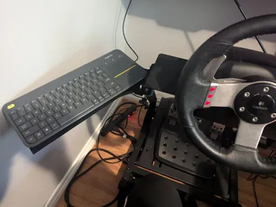 Racing Wheel Mount Keyboard Tray