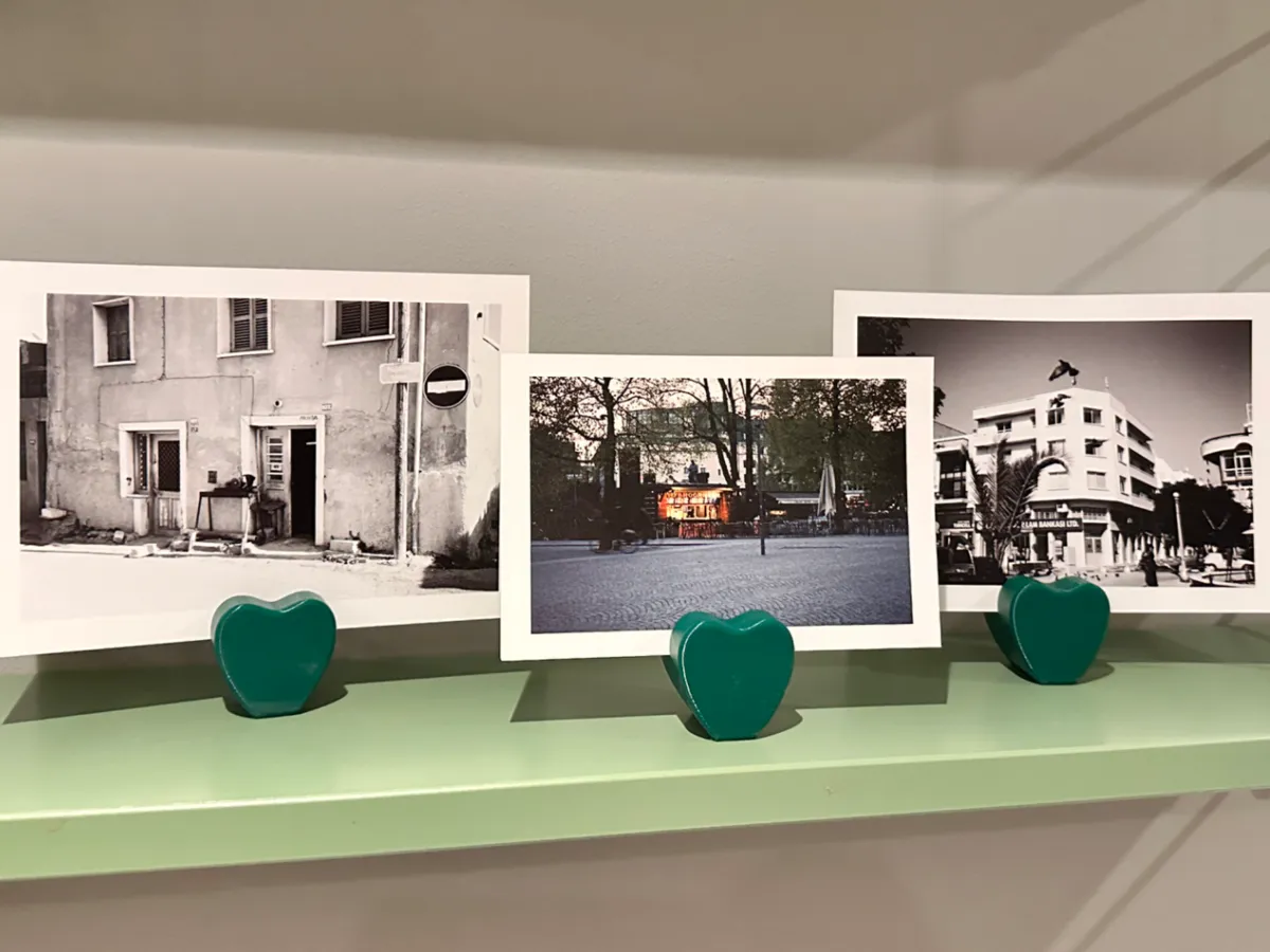 Porte-photo en forme de cœur