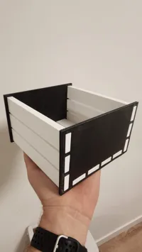 Upgraded Storage Crate with Wooden-Style Side Bars