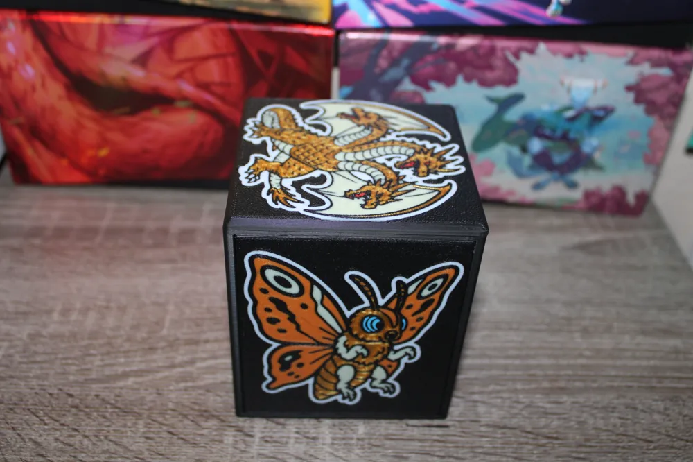 MTG EDH Commander Showcase Deck Box - Ghidorah - Free 3D Print Model -  MakerWorld
