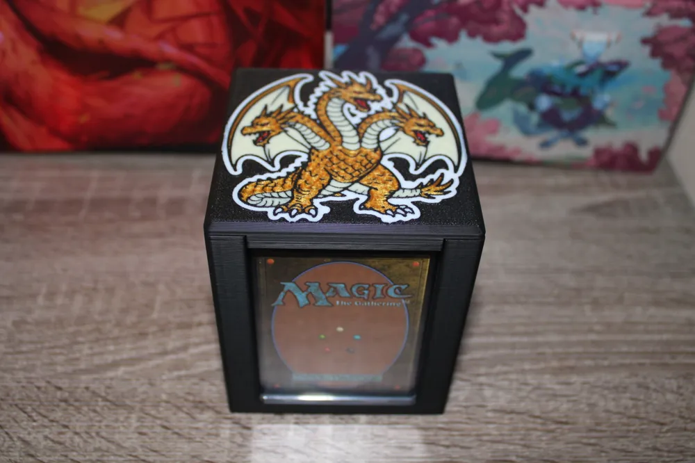 MTG EDH Commander Showcase Deck Box - Ghidorah - Free 3D Print Model -  MakerWorld