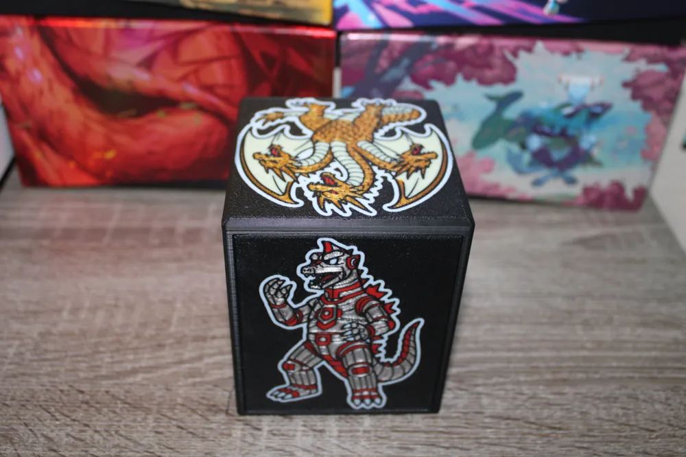 MTG EDH Commander Showcase Deck Box - Ghidorah - Free 3D Print Model -  MakerWorld