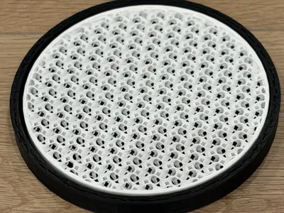 Gyroid Spillproof coaster
