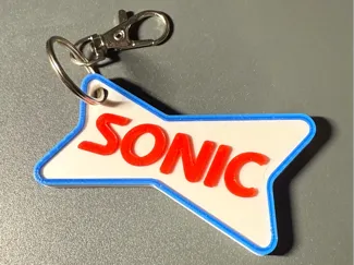 Sonic Keychain