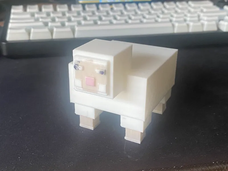 Chonky Minecraft Sheep